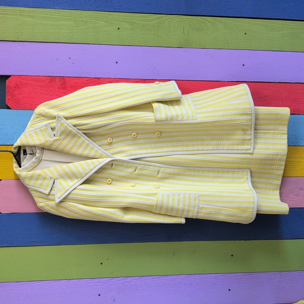 Vintage 70s Dress And Coat Set